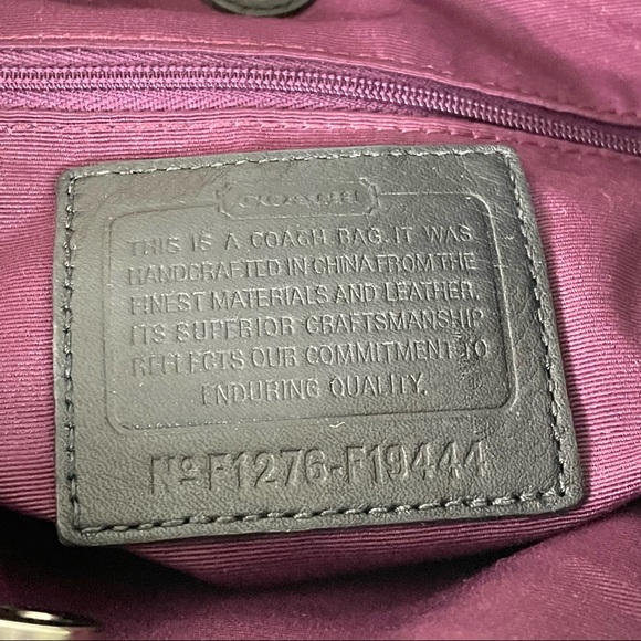 COACH SOHO OPTIC PRINT LARGE SIGNATURE LOGO HOBO F19444 SV/MULTICOLOR MSRP $398 - Picture 6 of 14